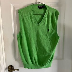 Green Ralph Lauren Cotton Vest